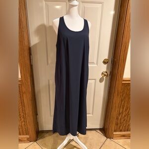 knee length dresses for ladies Eliza Striped Maxi Dress  Teal Poppy